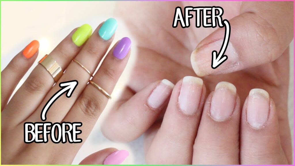 how to remove press on nails